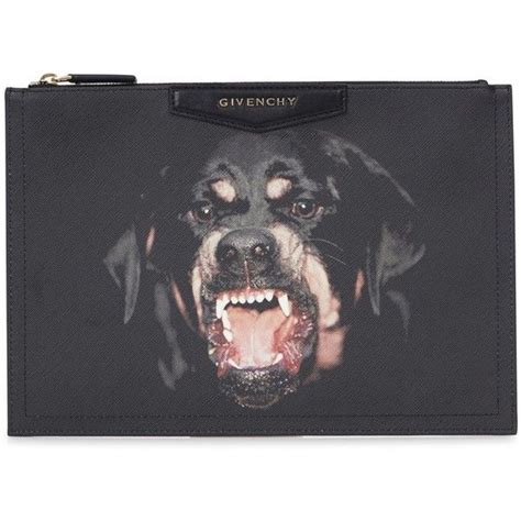 givenchy rottweiler clutch polyvore